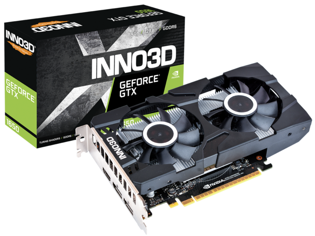 Видео карти Inno3D GeForce GTX 1650 Twin X2 OC