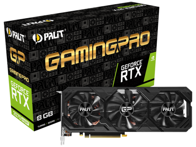 Видео карти Palit GeForce RTX 2070 SUPER GamingPro