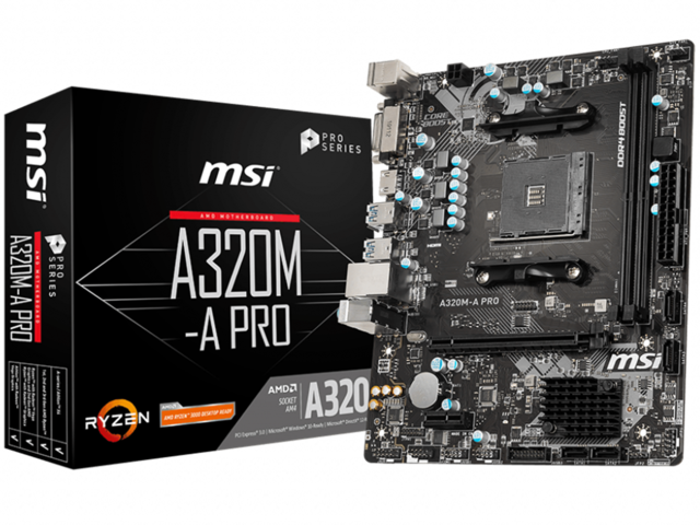 Дънни платки MSI A320M-A PRO