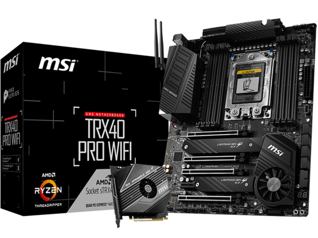 Дънни платки MSI TRX40 PRO WiFi