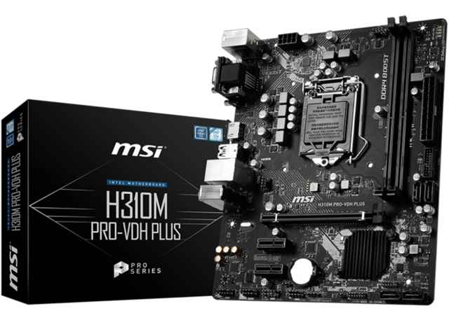 Дънни платки MSI H310M PRO-VDH PLUS