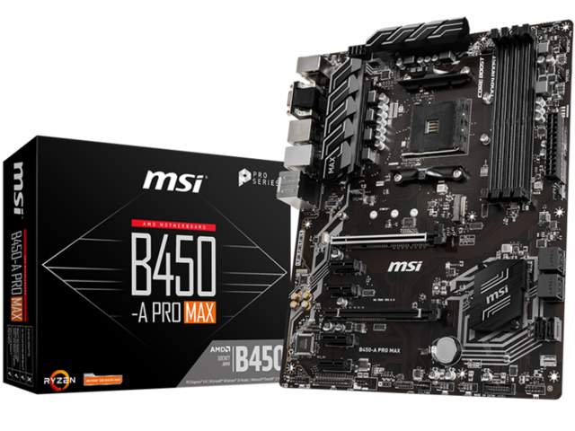 Дънни платки MSI B450-A PRO MAX