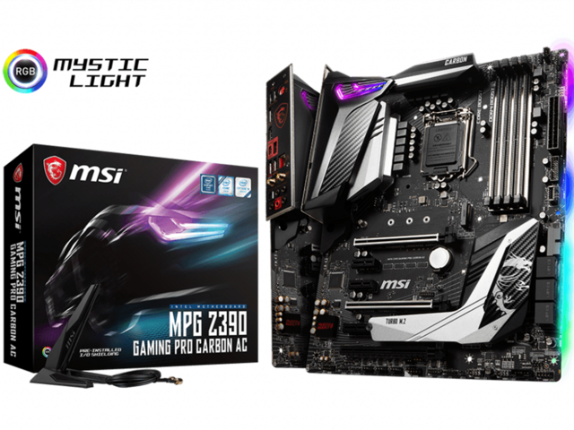 Дънни платки MSI MPG Z390 GAMING PRO CARBON AC