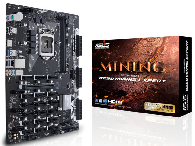 Дънни платки ASUS B250 MINING EXPERT