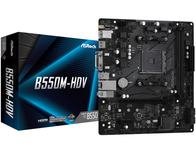 Дънни платки ASRock B550M-HDV