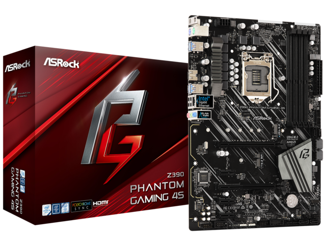 Дънни платки ASRock Z390 Phantom Gaming 4S