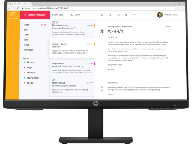 Монитори HP P24h G4