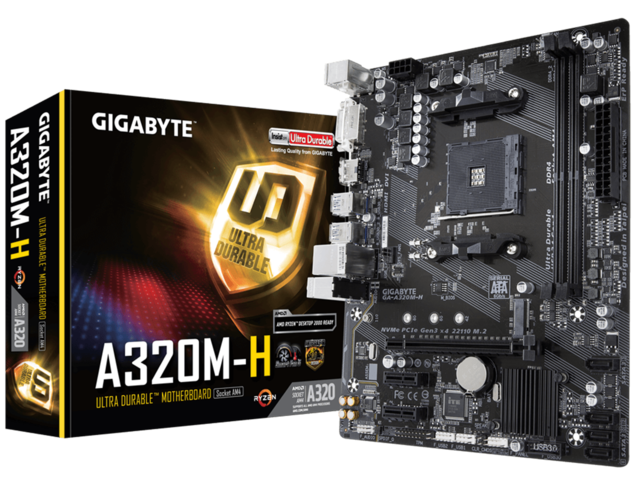 Дънни платки GIGABYTE GA-A320M-H