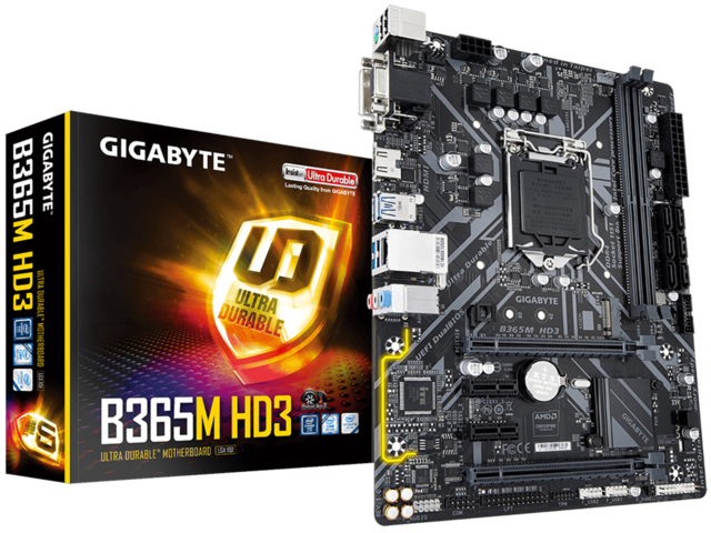 Дънни платки Gigabyte B365M HD3