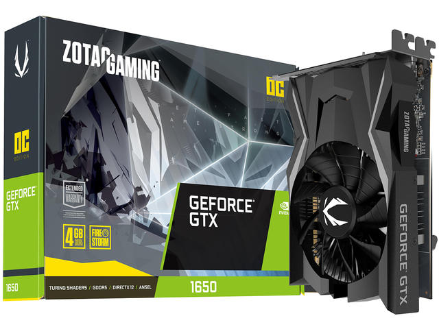 Видео карти ZOTAC GAMING GeForce GTX 1650 OC