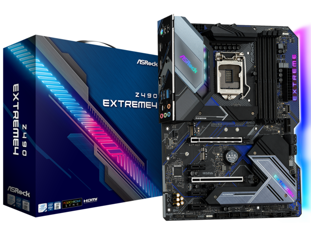 Дънни платки ASRock Z490 Extreme4