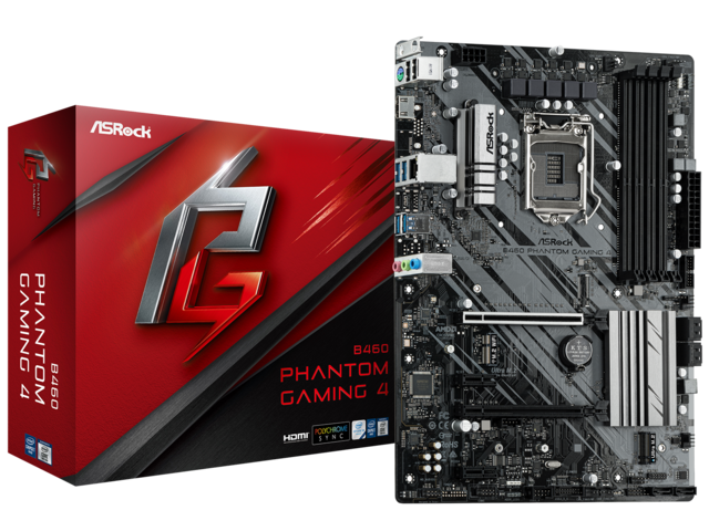 Дънни платки ASRock B460 Phantom Gaming 4