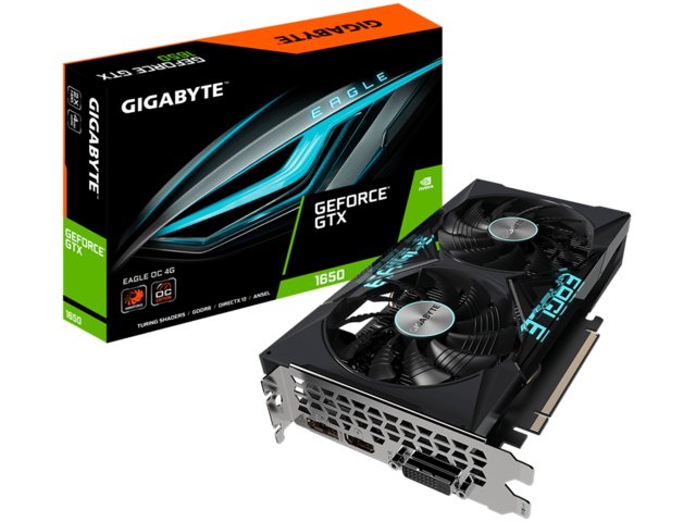 Видео карти Gigabyte GeForce GTX 1650 D6 EAGLE OC