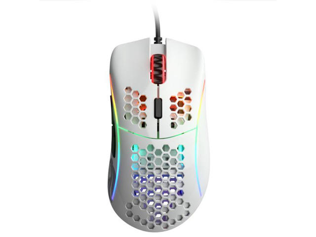Мишки Glorious Model D ,в гланцово бяло