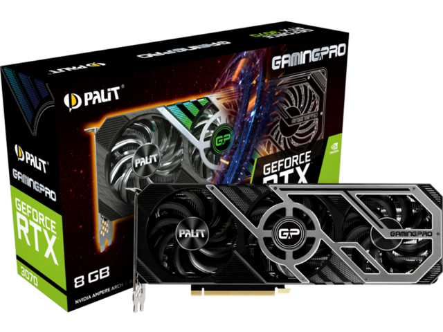 Видео карти Palit GeForce RTX 3070 GamingPro