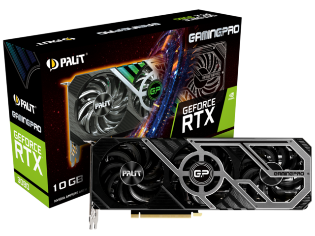 Видео карти Palit GeForce RTX 3080 GamingPro