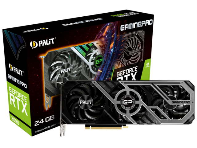 Видео карти Palit GeForce RTX 3090 GamingPro
