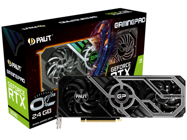 Видео карти Palit GeForce RTX 3090 GamingPro OC