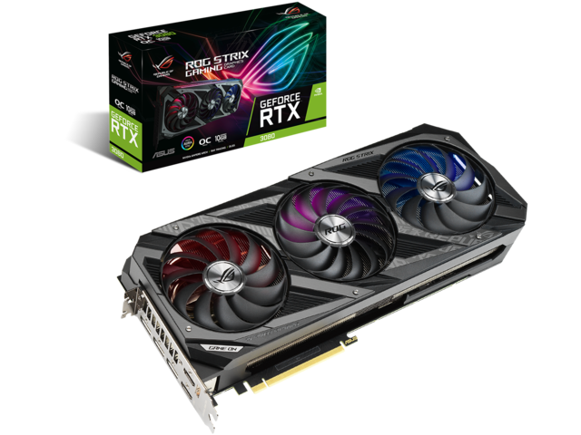 Видео карти ASUS ROG STRIX GeForce RTX 3080 OC