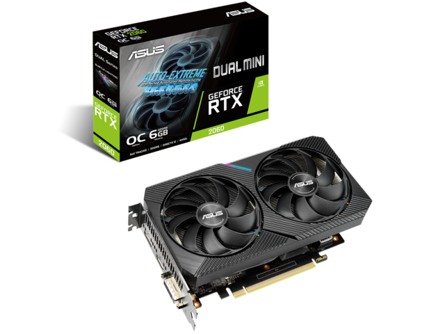 Видео карти ASUS Dual GeForce RTX 2060 MINI OC