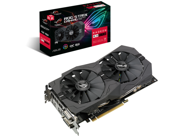 Видео карти ASUS ROG STRIX Radeon RX 570 O8G GAMING
