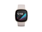 Смарт часовници Fitbit Sense Lunar White/Soft Gold Stainless Steel