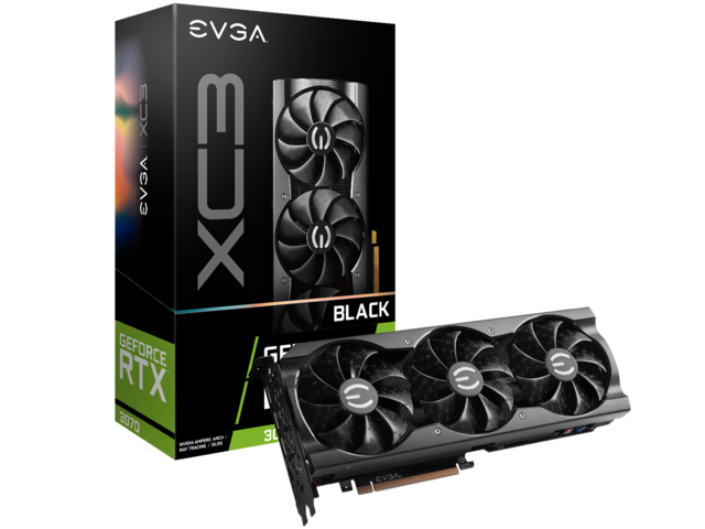 Видео карти EVGA GeForce RTX 3070 XC3 BLACK GAMING