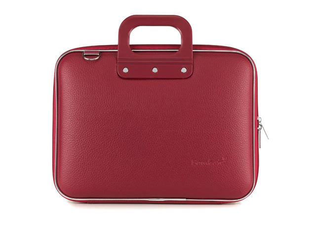 Чанти за Лаптопи Bombata Mediobombata Classic 13-14 inch - borgogna red