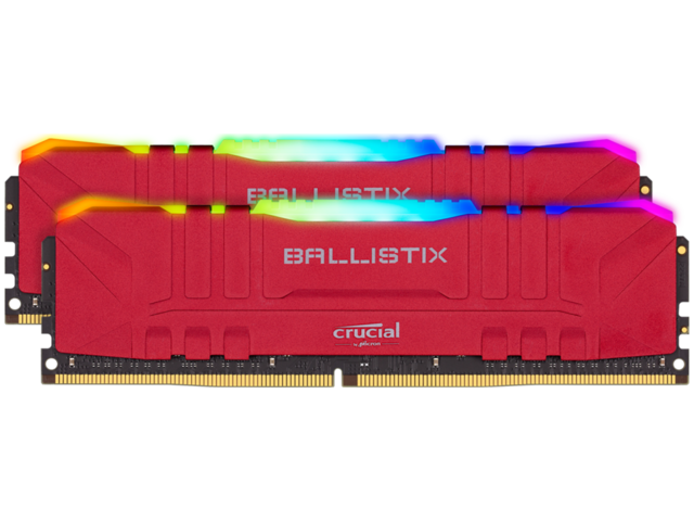 Оперативна памет 32GB (2x16GB) DDR4 3200MHz Crucial Ballistix Red RGB