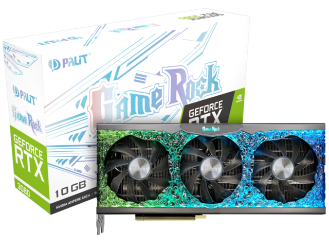 Видео карти Palit GeForce RTX 3080 GameRock