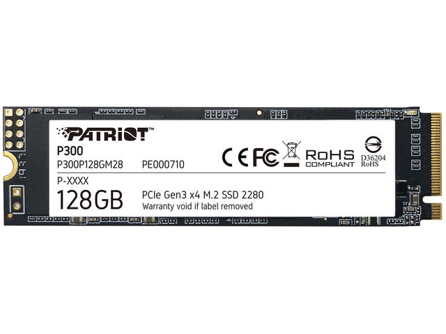 SSD 128GB Patriot P300 M.2 NVMe