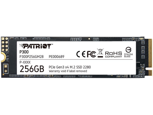 SSD 256GB Patriot P300 M.2 NVMe