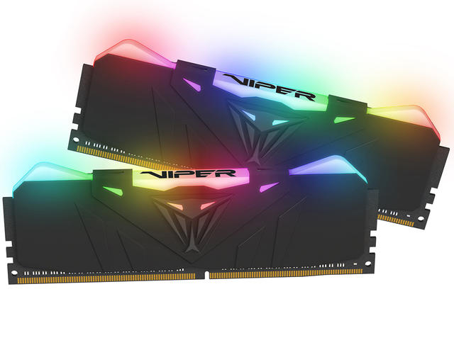 Оперативна памет 16GB (2x8GB) DDR4 3600MHz Patriot Viper RGB Black