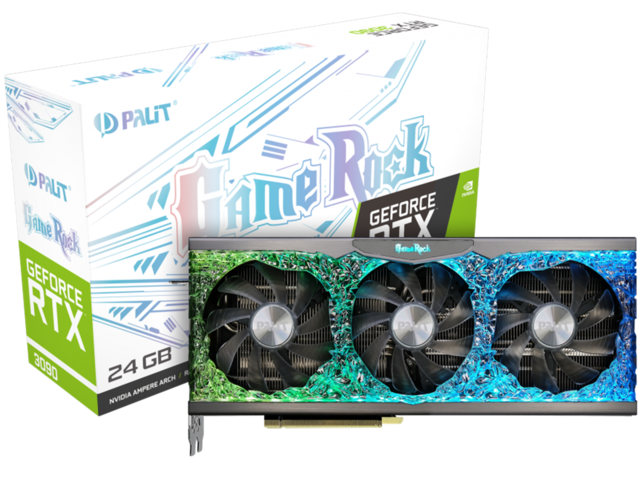Видео карти Palit GeForce RTX 3090 GameRock