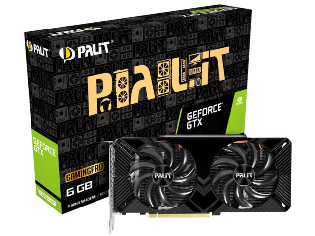 Видео карти Palit GeForce GTX 1660 SUPER GamingPro
