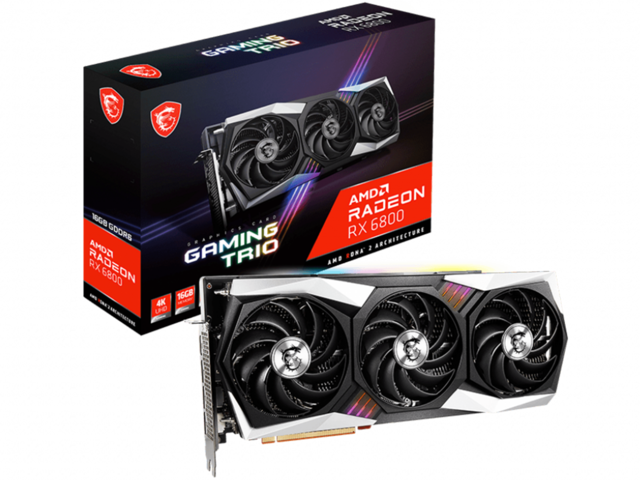 Видео карти MSI Radeon RX 6800 GAMING TRIO