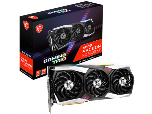 Видео карти MSI Radeon RX 6800 XT GAMING TRIO