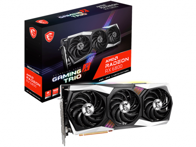 Видео карти MSI Radeon RX 6800 GAMING X TRIO
