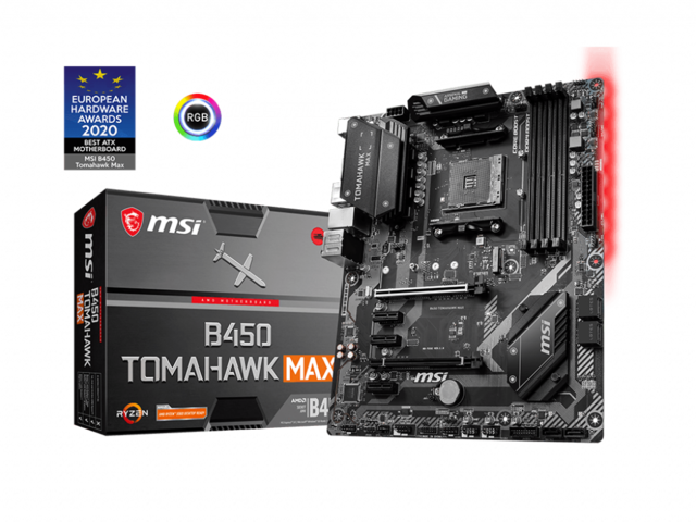 Дънни платки MSI B450 TOMAHAWK MAX