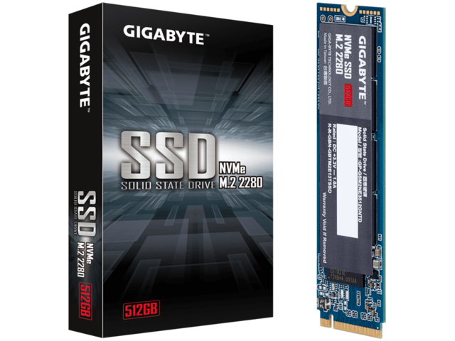 SSD 512GB Gigabyte SSD M.2 NVMe