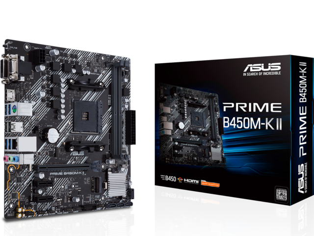 Дънни платки ASUS PRIME B450M-K II