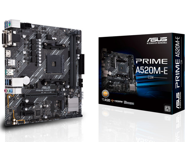 Дънни платки ASUS PRIME A520M-E