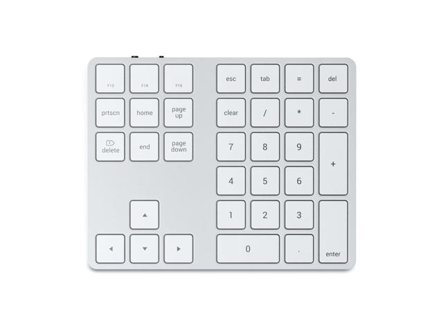 Клавиатури Satechi Aluminum Bluetooth Extended Keypad - Silver