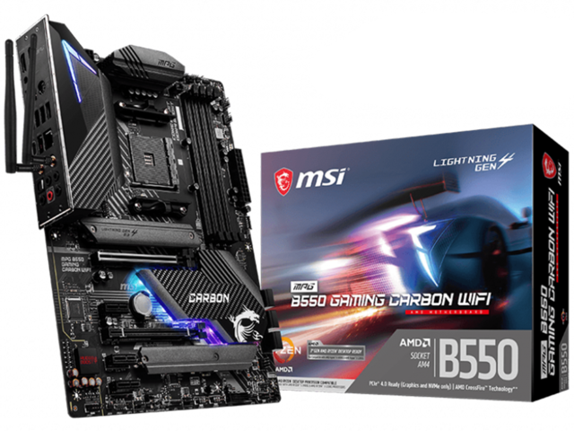 Дънни платки MSI MPG B550 GAMING CARBON WIFI