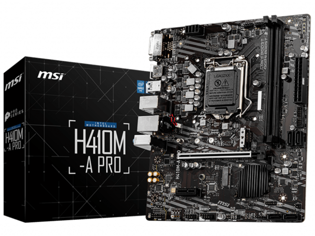 Дънни платки MSI H410M-A PRO
