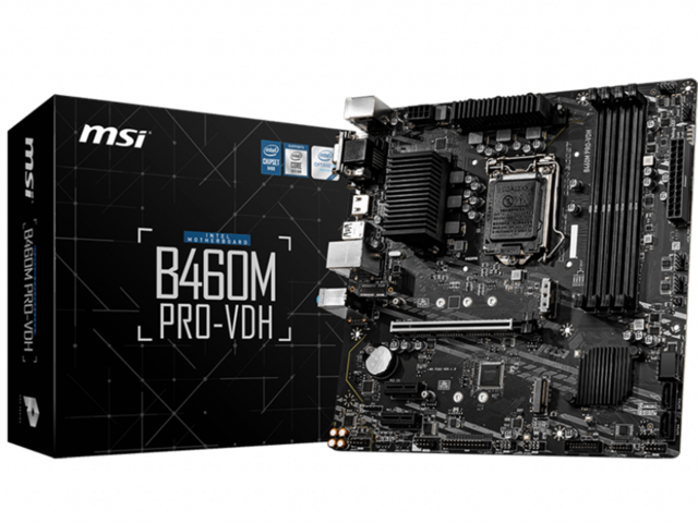Дънни платки MSI B460M PRO-VDH