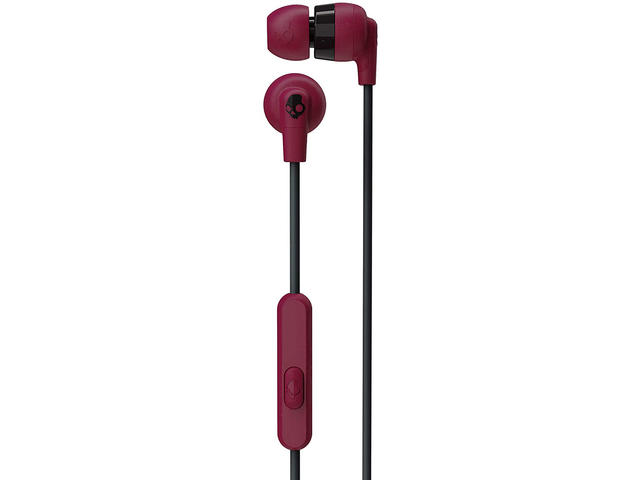 Слушалки Skullcandy Ink’d Plus, в черно-винено