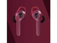 Слушалки Skullcandy Indy Evo, във винено червено