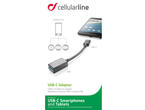 Кабели и Адаптери Cellular line адаптер USB-C - OTG USB