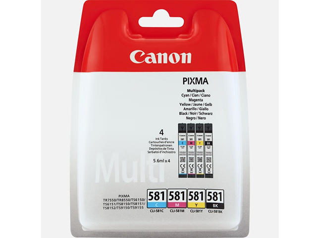 Консумативи Canon CLI-581 C/M/Y/BK Multi Pack